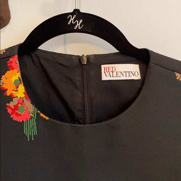 Red Valentino jacquard floral dress - Picture 3 of 10